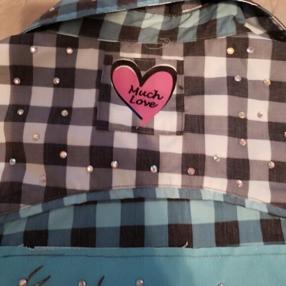 Fat Rat Family Gingham Rebel Pearl Snap Top - Picture 12 of 16